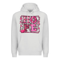 Dove Grey Hope Breast Cancer Awareness Fall Premium Hoodie - LillyAllenDesigns