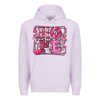 Lilac Hope Breast Cancer Awareness Fall Premium Hoodie - LillyAllenDesigns