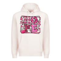 Pale Pink Hope Breast Cancer Awareness Fall Premium Hoodie - LillyAllenDesigns