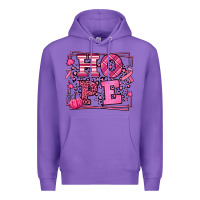 Purple Hope Breast Cancer Awareness Fall Premium Hoodie - LillyAllenDesigns