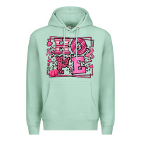 Seafoam Hope Breast Cancer Awareness Fall Premium Hoodie - LillyAllenDesigns