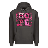 Smoke Hope Breast Cancer Awareness Fall Premium Hoodie - LillyAllenDesigns