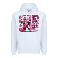 White Hope Breast Cancer Awareness Fall Premium Hoodie - LillyAllenDesigns