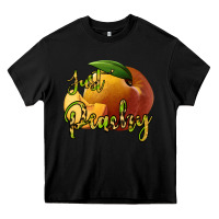 Black Just Peachy Heavy Core Tee - Bettercallsaul