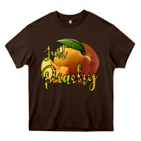 Chocolate Brown Just Peachy Heavy Core Tee - Bettercallsaul