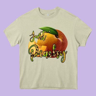 Just Peachy Heavy Core Tee Designed By Bettercallsaul
