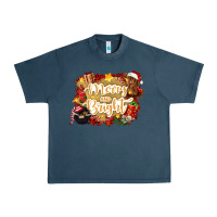 Midnight Navy merry and bright Urban Heavy Tee - CowGirlArtShop