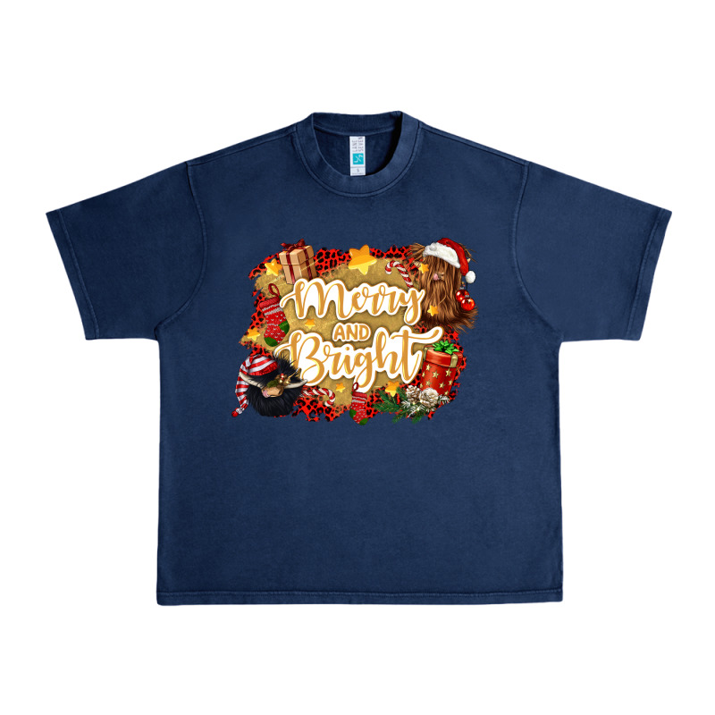 Merry And Bright Urban Heavy Tee by CowGirlArtShop | Teevron