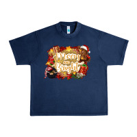 Navy merry and bright Urban Heavy Tee - CowGirlArtShop