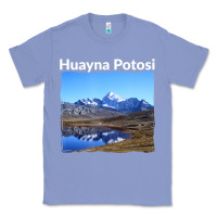 Colony Blue Bolivia Huayna Potosi Mountain Andes Art Classic Tee - trangStudio
