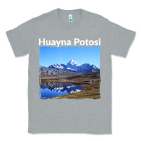 Heather Grey Bolivia Huayna Potosi Mountain Andes Art Classic Tee - trangStudio