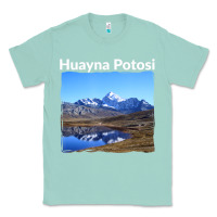 Seafoam Bolivia Huayna Potosi Mountain Andes Art Classic Tee - trangStudio