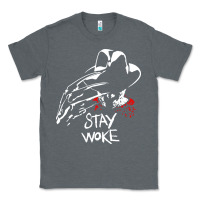 Charcoal Heather stay woke freddy krueger Classic Tee - trangStudio