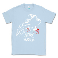 Dusty Blue stay woke freddy krueger Classic Tee - trangStudio