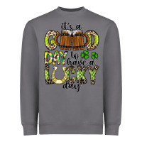 Storm It's a Good Day To Have a Lucky Day Heavyweight Sweatshirt - CowhideDigitalArt