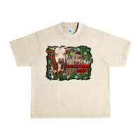 Sandshell all i want for christmas is a cow cowhide Urban Heavy Tee - RanaPortraitStore