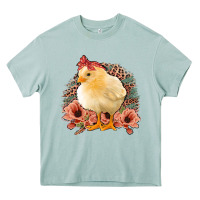 Arona Chick with Flowers Leopard Background Heavy Core Tee - Bettercallsaul