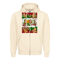Sandshell Christmas Jingle All The Way Zipper Hoodie - Artiststas