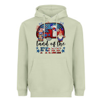 Land Of The Free Caravan Gnomies Heavyweight Hoodie | Teevron