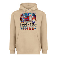 Mushroom land of the free caravan gnomies Heavyweight Hoodie - BarkalooDesign