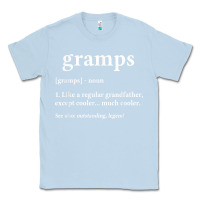 Dusty Blue Grandpa Gift for Gramps, Fathers Day Birthday Gift Idea Classic Tee - trangStudio