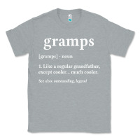 Heather Grey Grandpa Gift for Gramps, Fathers Day Birthday Gift Idea Classic Tee - trangStudio