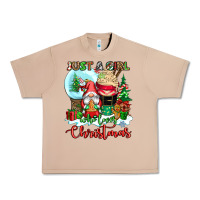Burro just a girl who loves christmas Urban Heavy Tee - CowGirlArtShop