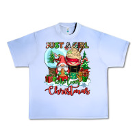 Grape Ice just a girl who loves christmas Urban Heavy Tee - CowGirlArtShop