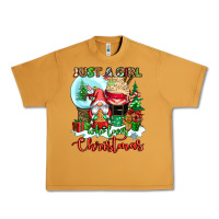 Peanut Butter just a girl who loves christmas Urban Heavy Tee - CowGirlArtShop