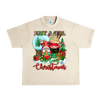 Sandshell just a girl who loves christmas Urban Heavy Tee - CowGirlArtShop