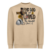 For God So Loved The World Jhon Heavyweight Sweatshirt | Teevron