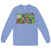Colony Blue Lucky hunter St. Patrick's Day Long Sleeve Tee - OliviaCreatesArt