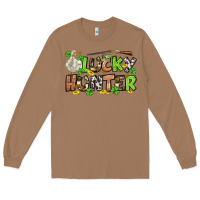 Toasted Coconut Lucky hunter St. Patrick's Day Long Sleeve Tee - OliviaCreatesArt