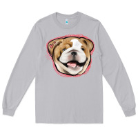 Moon Dust bulldog pink glitter Long Sleeve Tee - Jasminsmagicworld