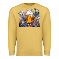 Antique Gold dad life beer and tools Premium Sweatshirt - BarkalooDesign