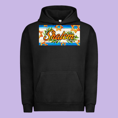 Shalom With Olive Branch Urban Hoodie Designed By Adodesignshop