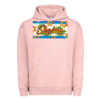 Pigment Salmon shalom with olive branch Urban Hoodie - AdoDesignShop