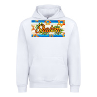 White shalom with olive branch Urban Hoodie - AdoDesignShop