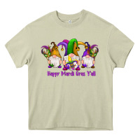Mossy happy mardi gras y'all gnomes Heavy Core Tee - RanaPortraitStore