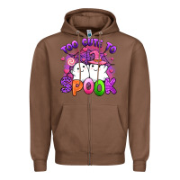 Chestnut too cute spook Zipper Hoodie - Artiststas