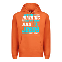 Carrot Christian Runner Half Marathon Running Race Jesus Gift Premium Hoodie - trangStudio