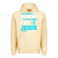 Pina Colada Christian Runner Half Marathon Running Race Jesus Gift Premium Hoodie - trangStudio