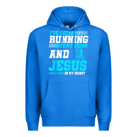 True Royal Christian Runner Half Marathon Running Race Jesus Gift Premium Hoodie - trangStudio