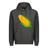 Charcoal Heather corn costume funny halloween party thanksgiving kids t shirt Premium Hoodie - trangStudio