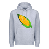 Heather Grey corn costume funny halloween party thanksgiving kids t shirt Premium Hoodie - trangStudio