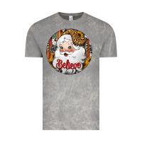 Cloud Rock believe Santa Claus Christmas Vintage Tee - Jasminsmagicworld