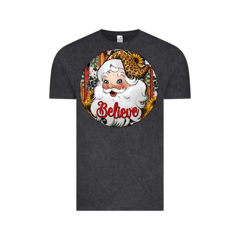 Believe Santa Claus Christmas Vintage Tee by Jasminsmagicworld | Teevron