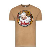 Vintage Camel believe Santa Claus Christmas Vintage Tee - Jasminsmagicworld