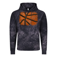 Cloud Black Basketball leopard glitter background Vintage Hoodie - HowdyJamesFarm