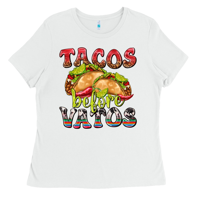 Tacos Before Vatos Ladies Tee by texasbilliewilder | Teevron